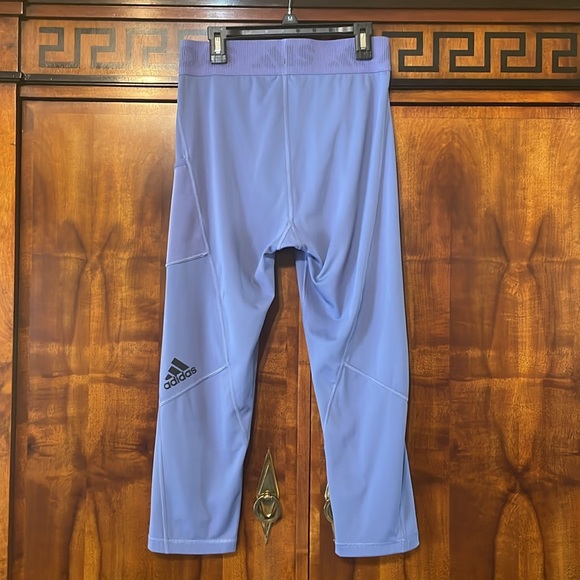 Adidas TECHFIT Girls Leggings/Tights Junior Size M 12-14 purple good condition - Picture 5 of 11